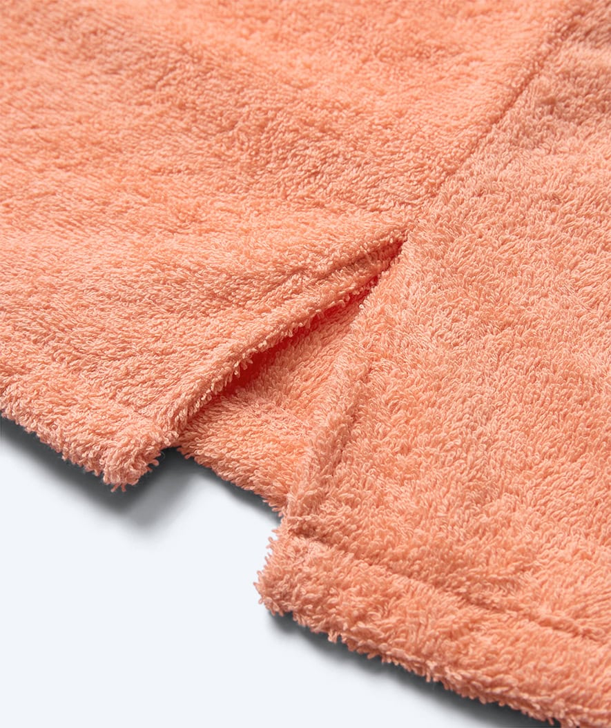 Watery bathing poncho for kids - Cotton - Atlantic Pink