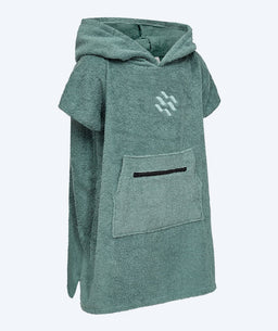 Watery bathing poncho for kids - Cotton - Forrest Green