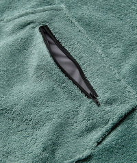 Watery bathing poncho for kids - Cotton - Forrest Green