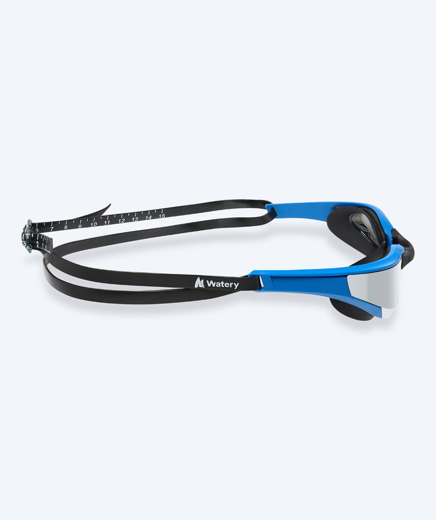 Watery swim goggles - Instinct Elite Mirror - Blue/silver