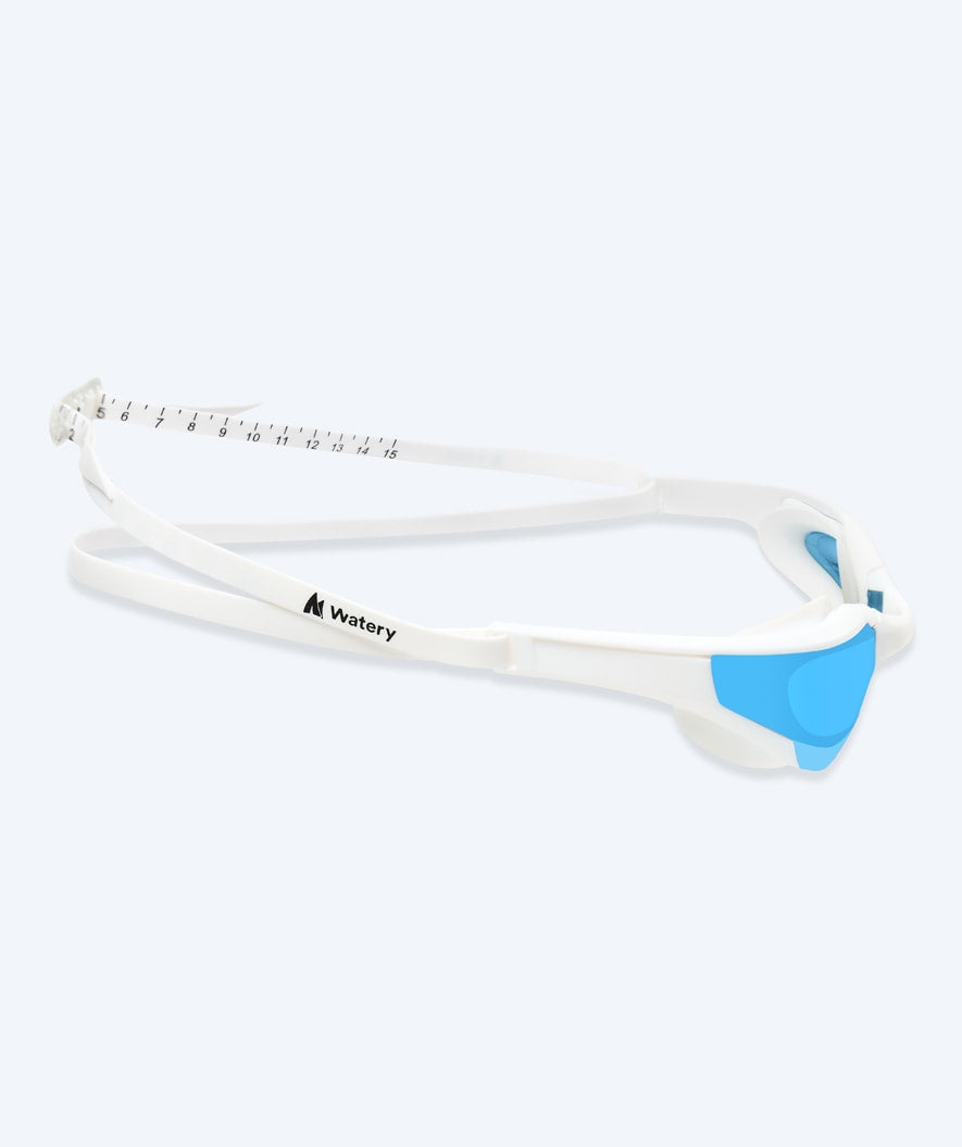 Watery swim goggles - Instinct Elite Mirror - White/blue