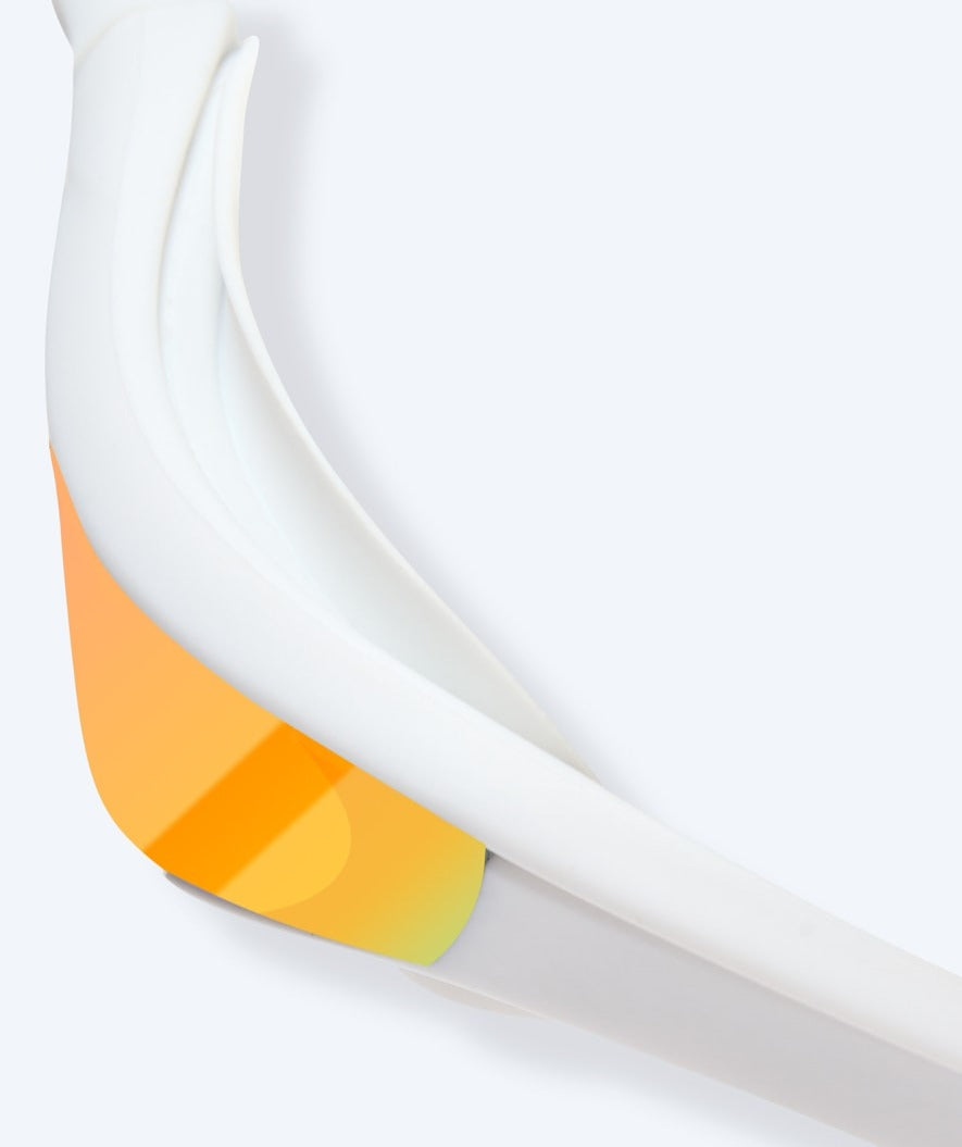 Watery swim goggles - Instinct Elite Mirror - White/gold