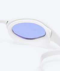 Watery swim goggles - Instinct Elite Mirror - White/gold