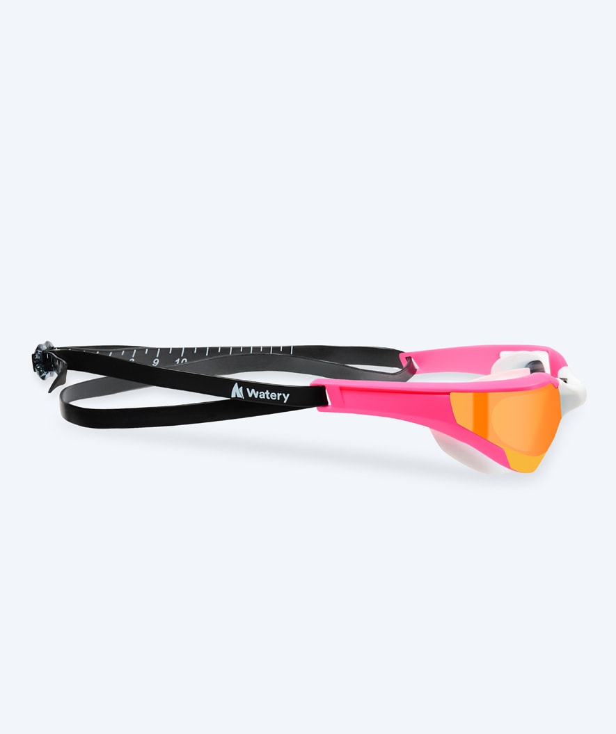 Watery swim goggles - Instinct Elite Mirror - Pink/gold