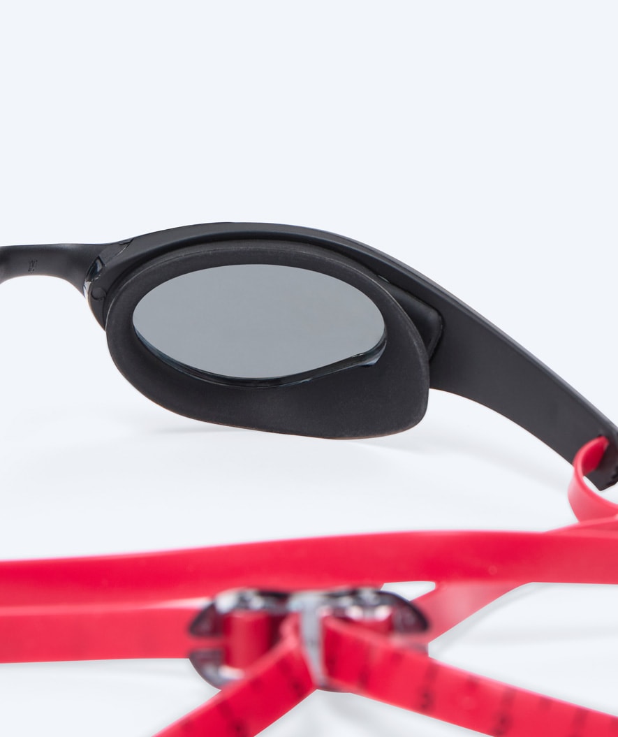 Watery swim goggles - Instinct Elite Mirror - Red/silver