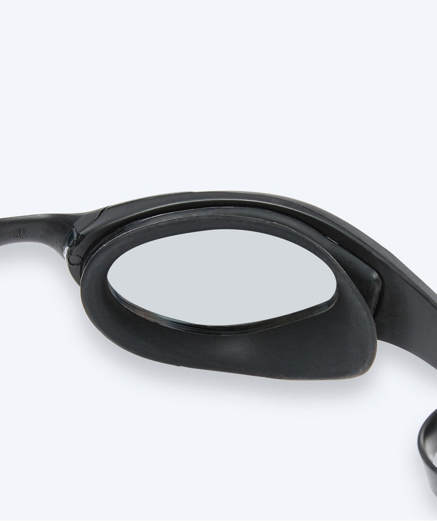 Watery swim goggles - Instinct Elite Mirror - Black/silver