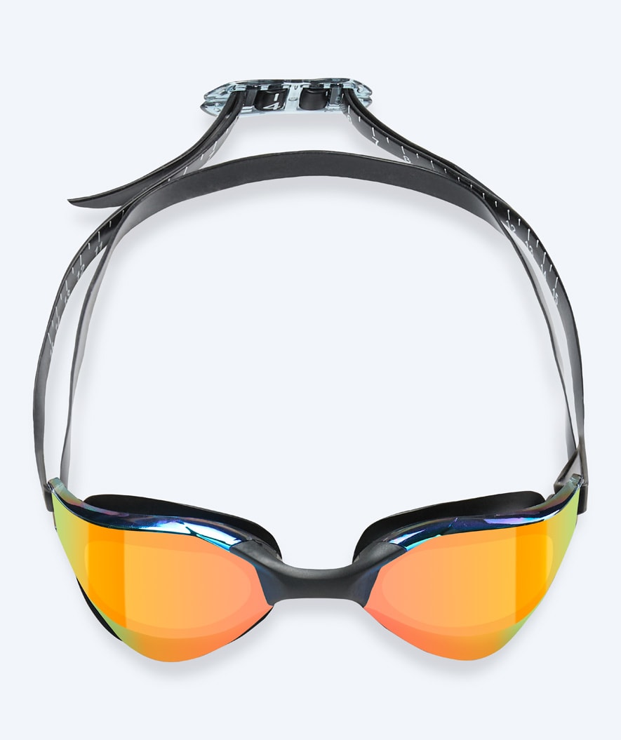 Watery swim goggles - Instinct Mirror - Black/gold