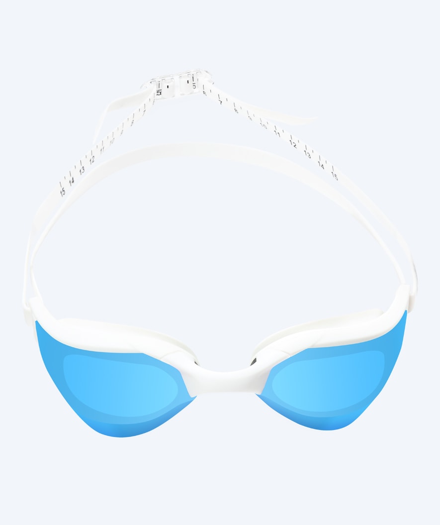 Watery swim goggles - Instinct Ultra Mirror - White/blue