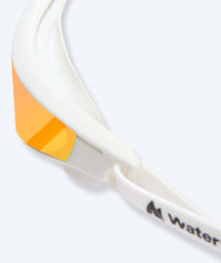 Watery swim goggles - Instinct Ultra Mirror - White/gold