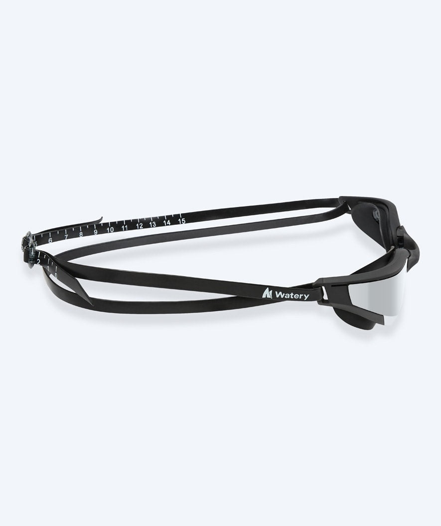 Watery swim goggles - Instinct Ultra Mirror - Black/silver
