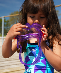 Watery Combo snorkel set for kids (4-10) - Winslet - Purple