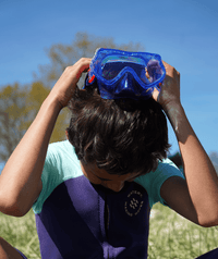 Watery diving mask for kids (4-10) - Winslet - Blue