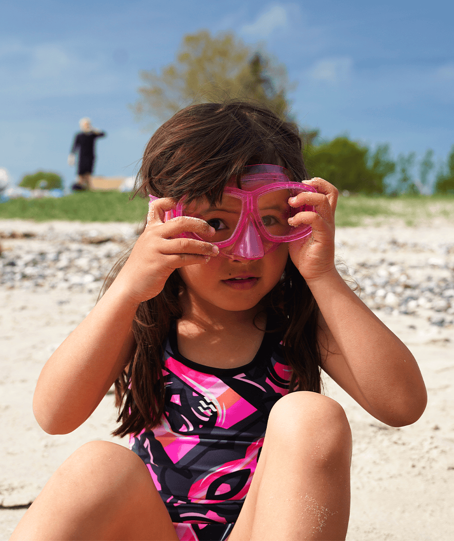 Watery diving mask for kids (4-10) - Wyre - Pink