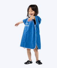Watery bathing poncho for kids - Microfiber - Royal Blue