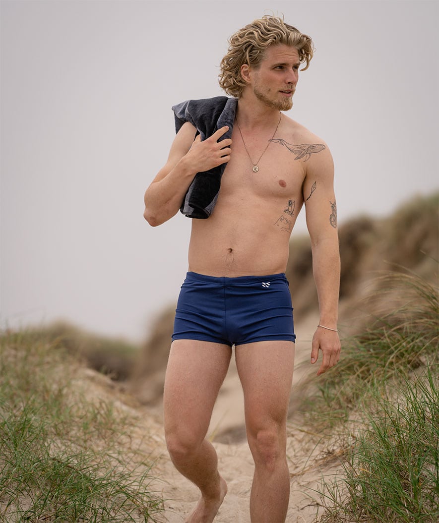 Watery trunks for men - Flaming Vegas Eco - Dark Blue