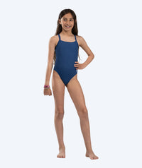 Watery swimsuit for girls - Freestyler Solid - Dark Blue