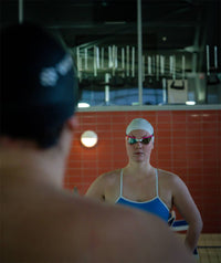 Watery swim goggles - Instinct Ultra Mirror - Black/silver