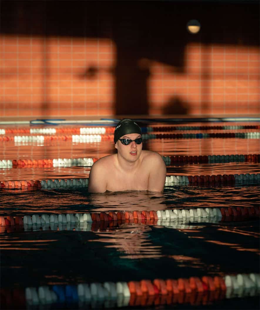 Watery swim goggles - Instinct Ultra Mirror - Black/silver
